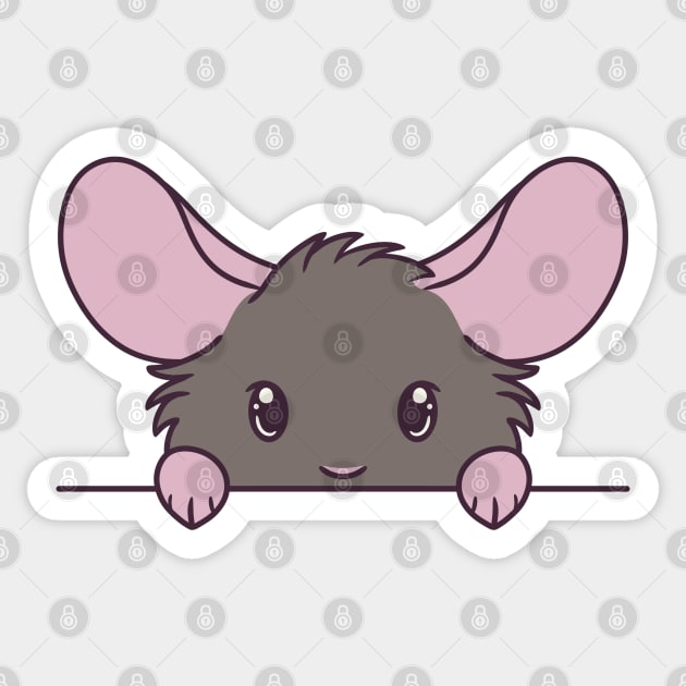 Mouse Sticker by DeguArts